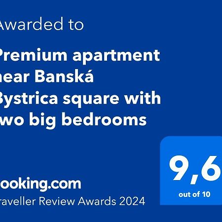Premium Apartment Near Banska Bystrica Square With Two Big Bedrooms 外观 照片